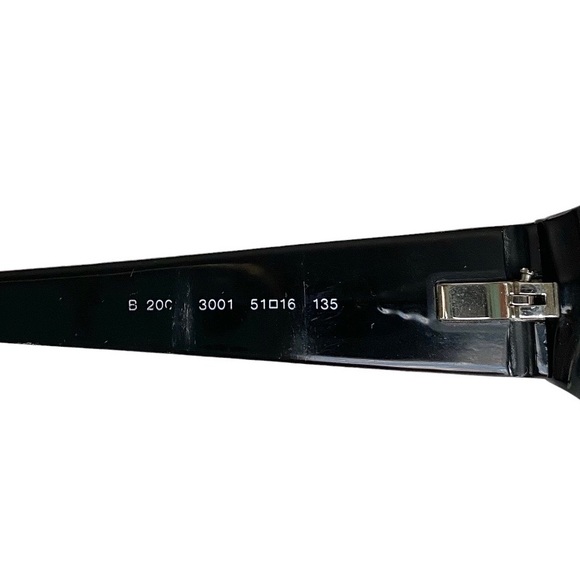 Burberry Black Rectangular Prescription Eyeglasses Geometric Quilted Design - Picture 10 of 11